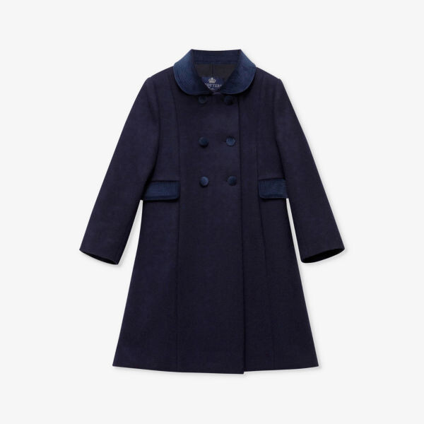 Классическое шерстяное пальто с бархатным воротником 2-11 лет Trotters, темно-синий
Классическое шерстяное пальто с бархатным воротником 2-11 лет Trotters, темно-синий