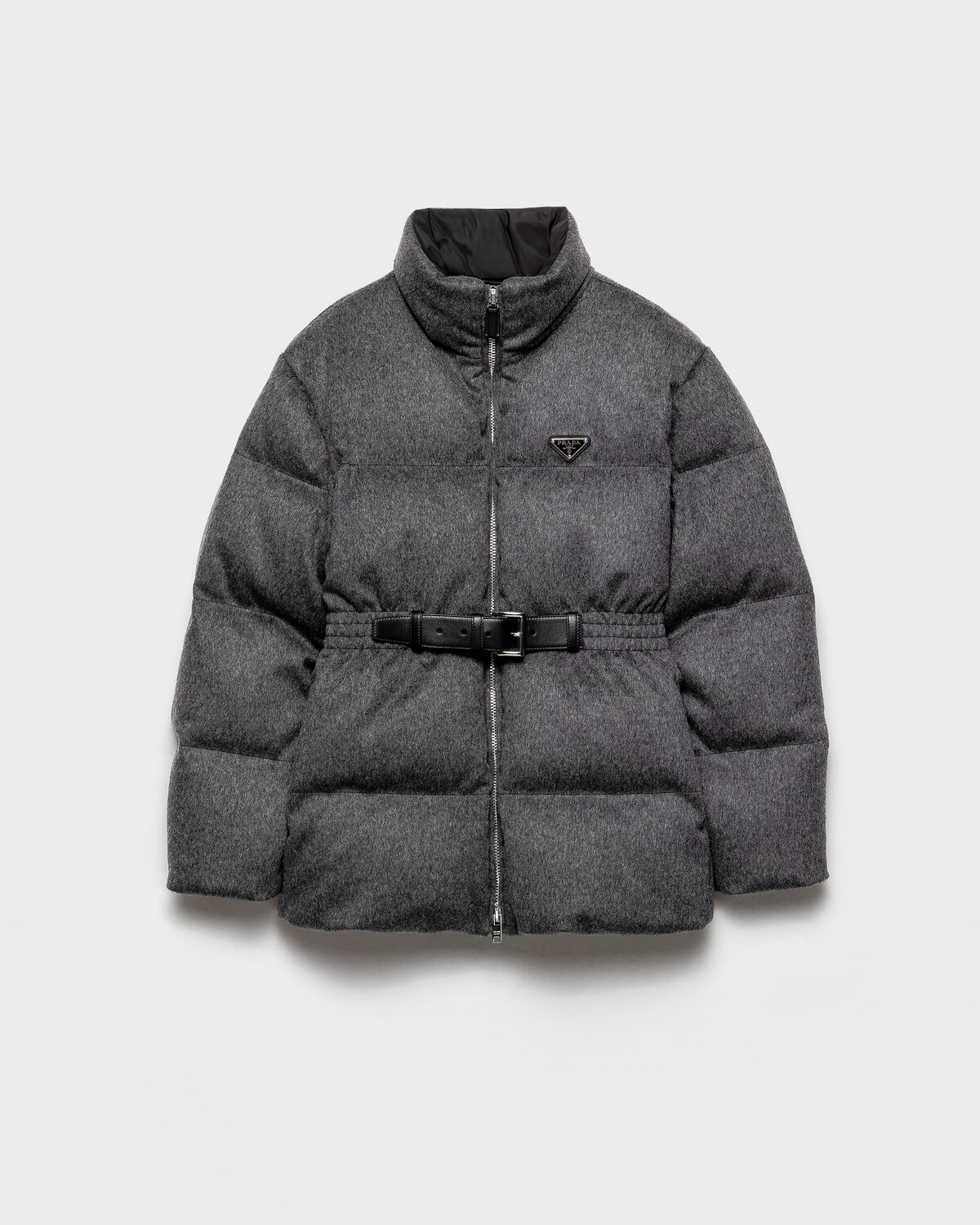 Пуховик из лодена Prada, серый
Пуховик из лодена Prada, серый