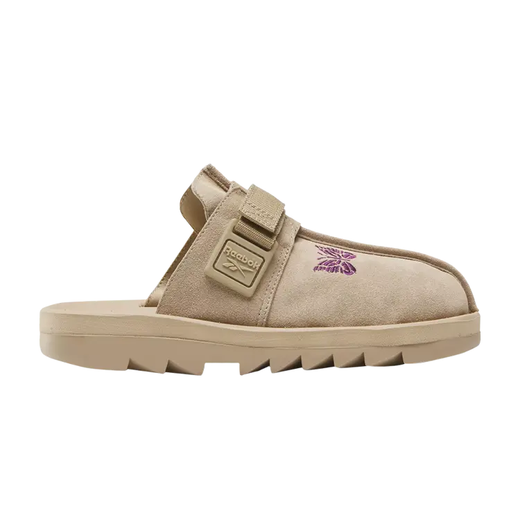 Кроссовки Reebok Needles x Beatnik Slides, бежевый 
Кроссовки Reebok Needles x Beatnik Slides, бежевый