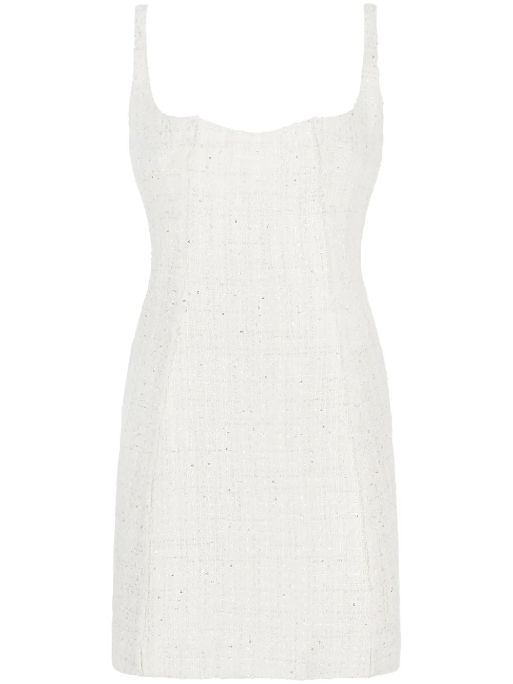 Твидовое платье мини GCDS, белый
Твидовое платье мини GCDS, белый