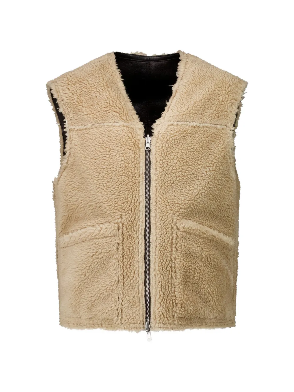 Двусторонний жилет из овчины Coor, бежевый
Двусторонний жилет из овчины Coor, бежевый