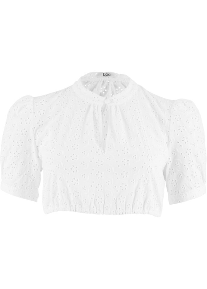Блуза dirndl с кружевом в дырочку Bpc Bonprix Collection, белый
Блуза dirndl с кружевом в дырочку Bpc Bonprix Collection, белый
