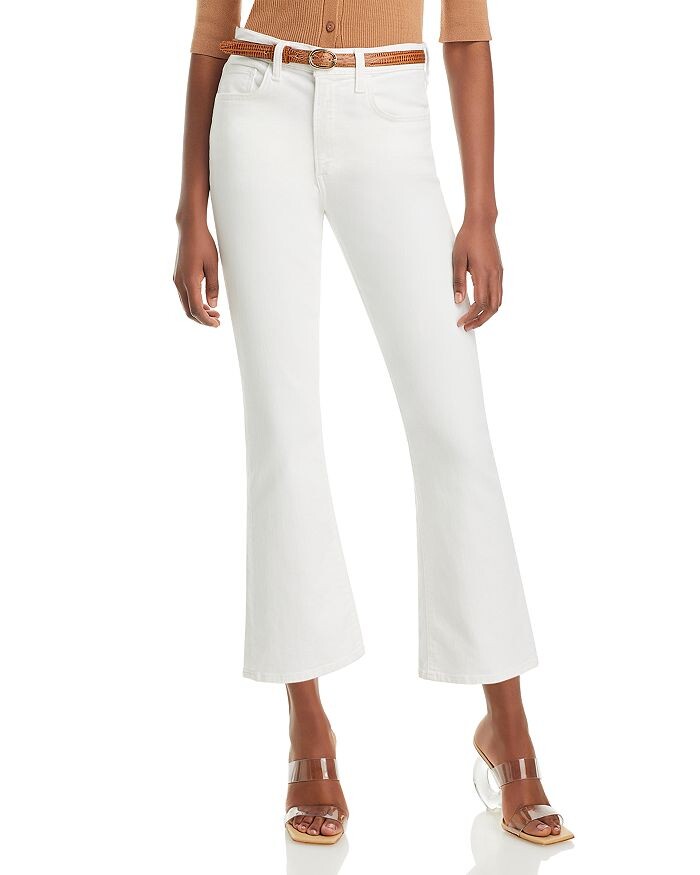 Joe's Jeans Белые укороченные расклешенные джинсы The Callie с высокой посадкой, белый
Joe's Jeans Белые укороченные расклешенные джинсы The Callie с высокой посадкой, белый