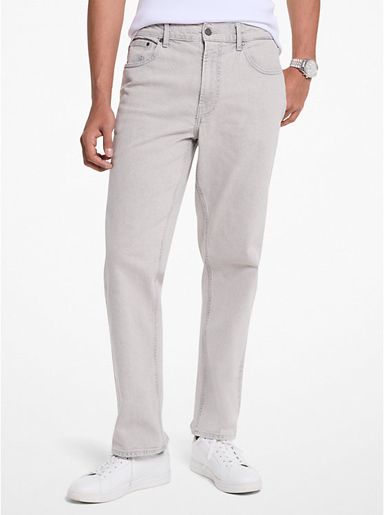 Джинсы Finn прямого кроя из эластичного денима Michael Kors, серебряный
Джинсы Finn прямого кроя из эластичного денима Michael Kors, серебряный