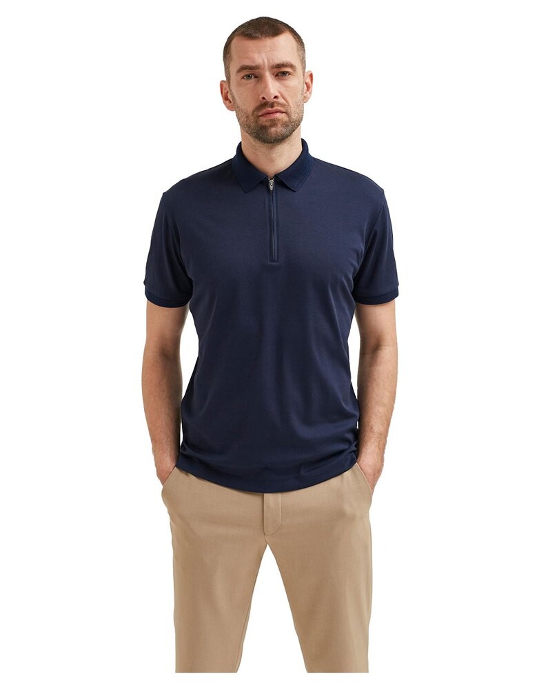 Поло с коротким рукавом Selected Fave, синий
Поло с коротким рукавом Selected Fave, синий