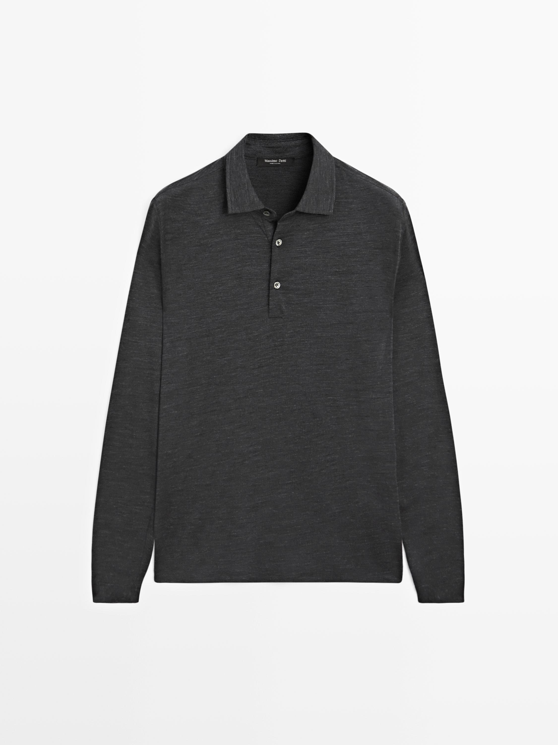 Свитер-Поло из шерстяной смеси Massimo Dutti, антрацитово-серый
Свитер-Поло из шерстяной смеси Massimo Dutti, антрацитово-серый