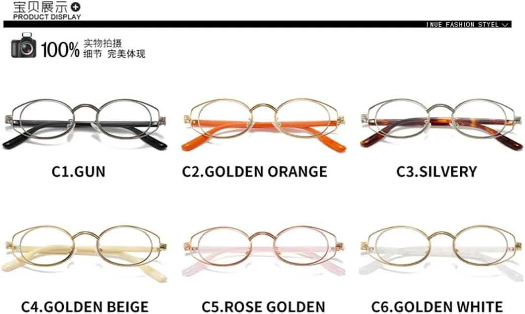 Винтажные мужские маленькие овальные металлические ретро-солнцезащитные очки в ретро-оправе, женские маленькие круглые декоративные аксессуары VFDHN, 6248-c4
Винтажные мужские маленькие овальные металлические ретро-солнцезащитные очки в ретро-оправе, женские маленькие круглые декоративные аксессуары VFDHN, 6248-c4