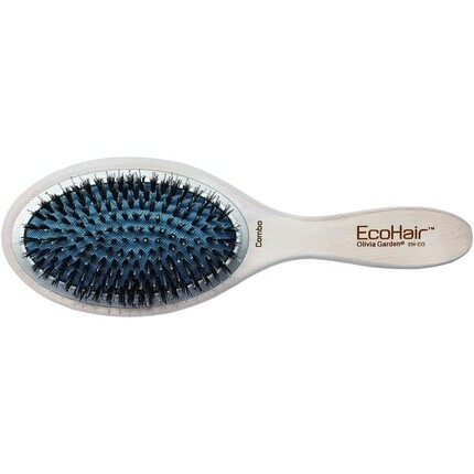 Ecohair Paddle Combo из 100% щетины кабана и нейлона, экологически чистая профессиональная бамбуковая щетка для волос, Olivia Garden
Ecohair Paddle Combo из 100% щетины кабана и нейлона, экологически чистая профессиональная бамбуковая щетка для волос, Olivia Garden