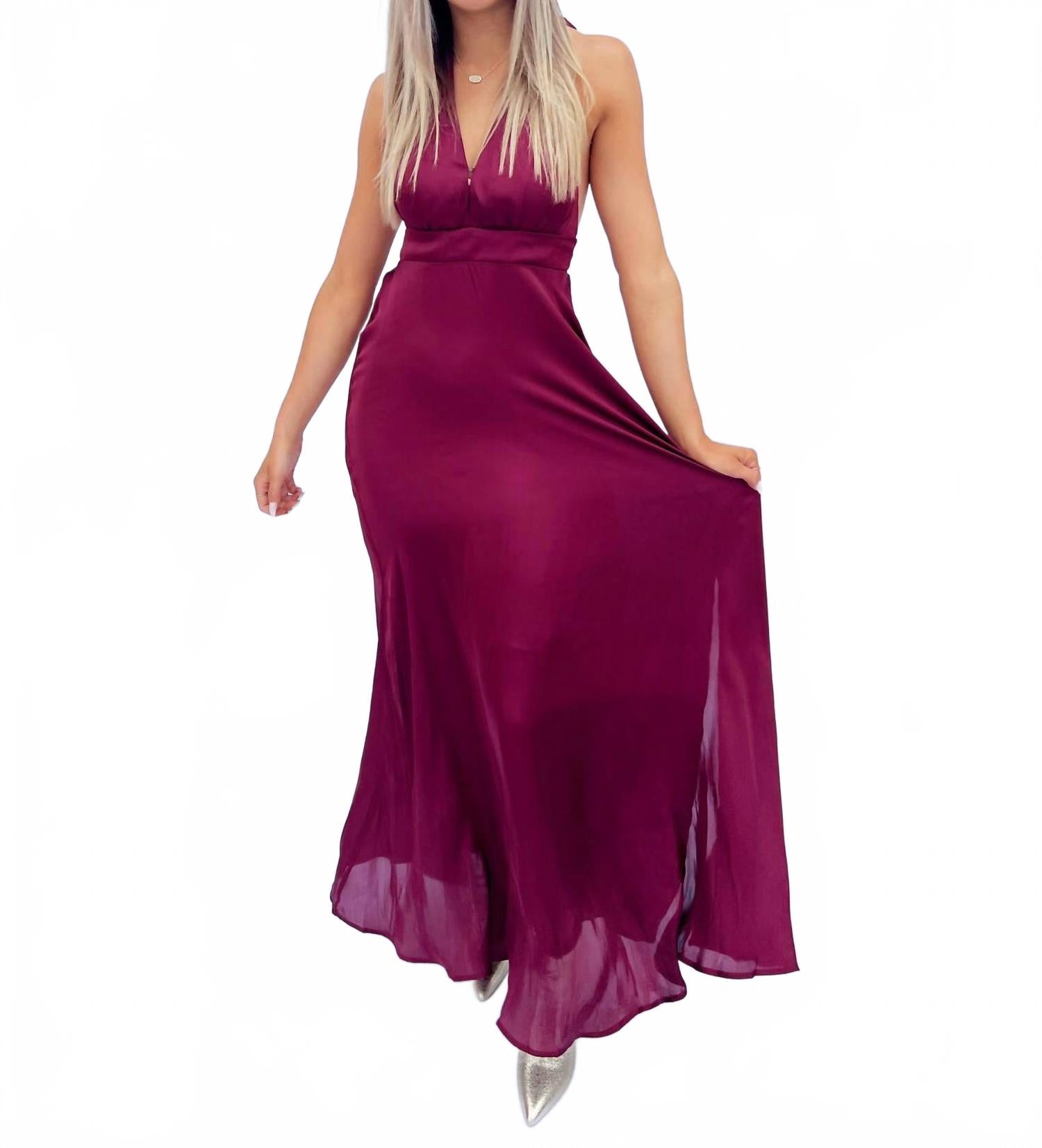 Платье-макси Aubrey в винном цвете WISHLIST, Wine
Платье-макси Aubrey в винном цвете WISHLIST, Wine