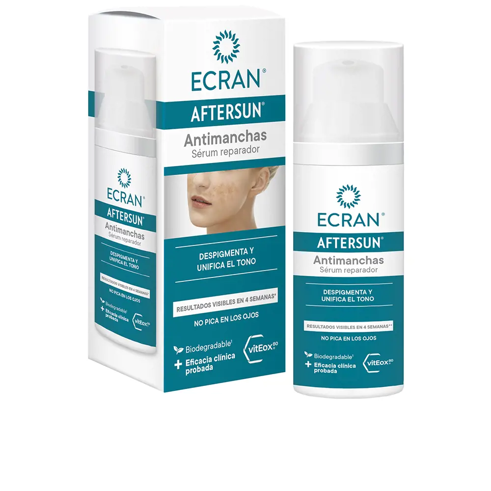 Крем для лица Ecran aftersun antimanchas serum reparador Ecran, 50 мл.
Крем для лица Ecran aftersun antimanchas serum reparador Ecran, 50 мл.
