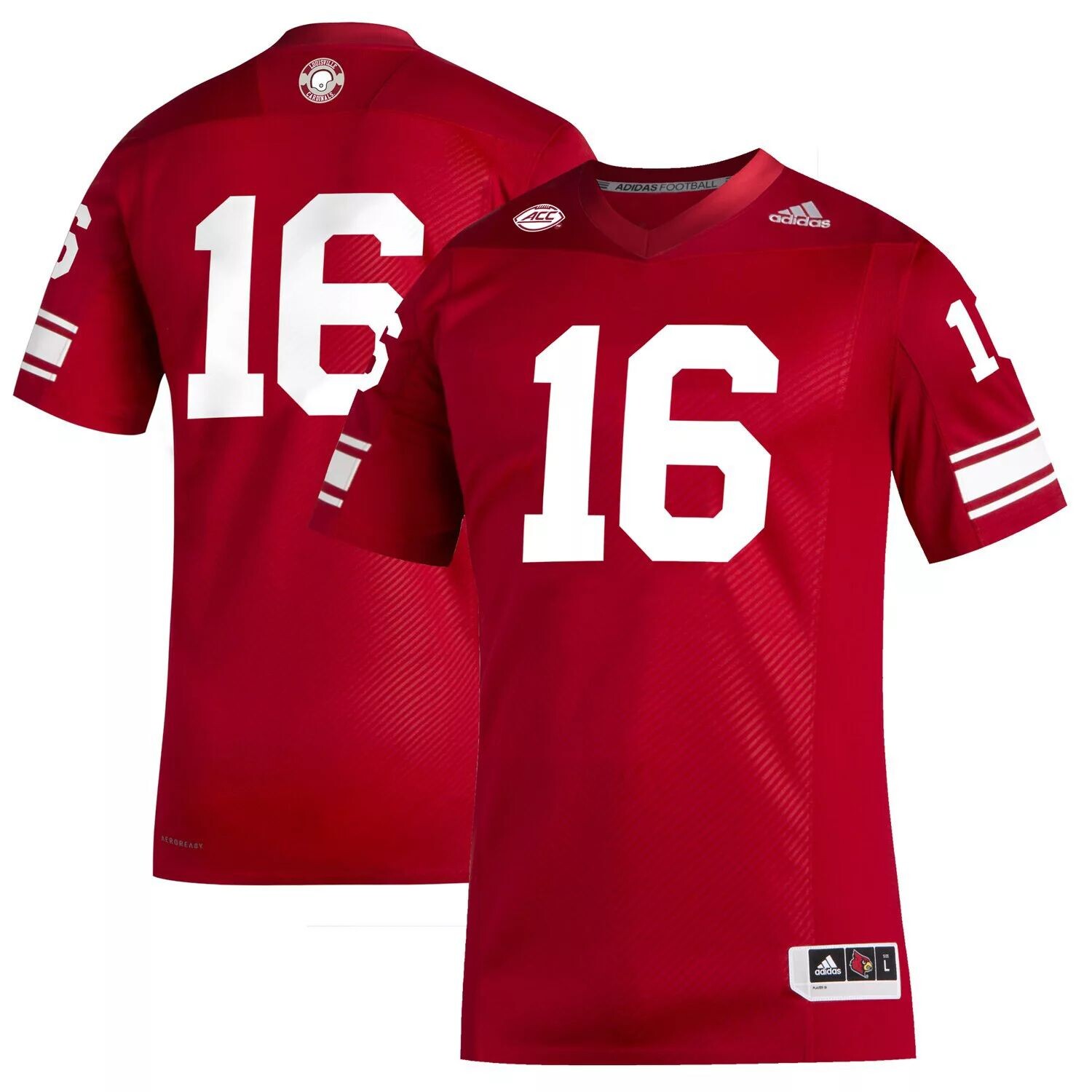 Мужская футбольная майка adidas #16 Red Louisville Cardinals Premier Strategy 
Мужская футбольная майка adidas #16 Red Louisville Cardinals Premier Strategy