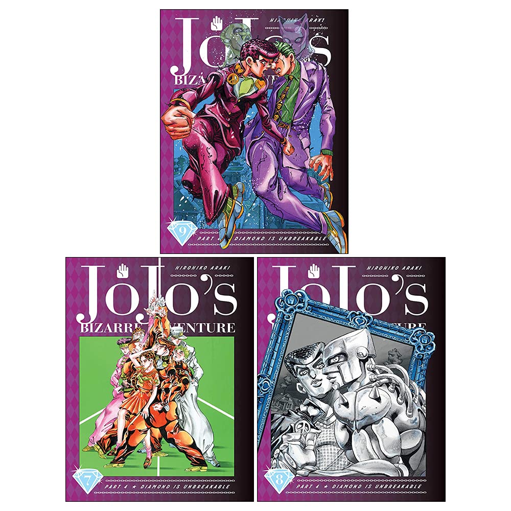 Jojos Bizarre Adventure Part 4 Diamond Is Unbreakable Vol 7-9 Collection 3 Books Set (VIZ Media LLC Ltd)
Jojos Bizarre Adventure Part 4 Diamond Is Unbreakable Vol 7-9 Collection 3 Books Set (VIZ Media LLC Ltd)