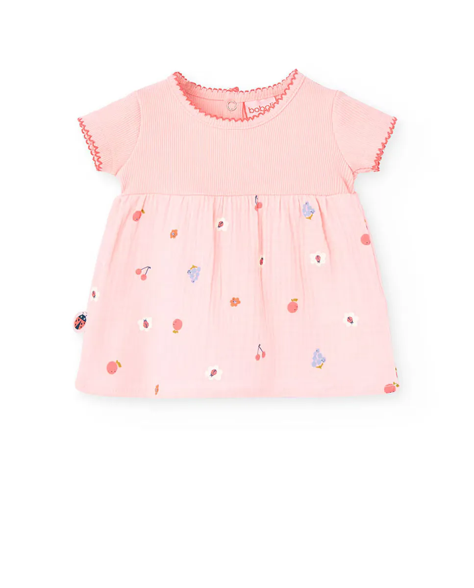Платье для девочки с короткими рукавами Boboli, цвет Rosa
Платье для девочки с короткими рукавами Boboli, цвет Rosa