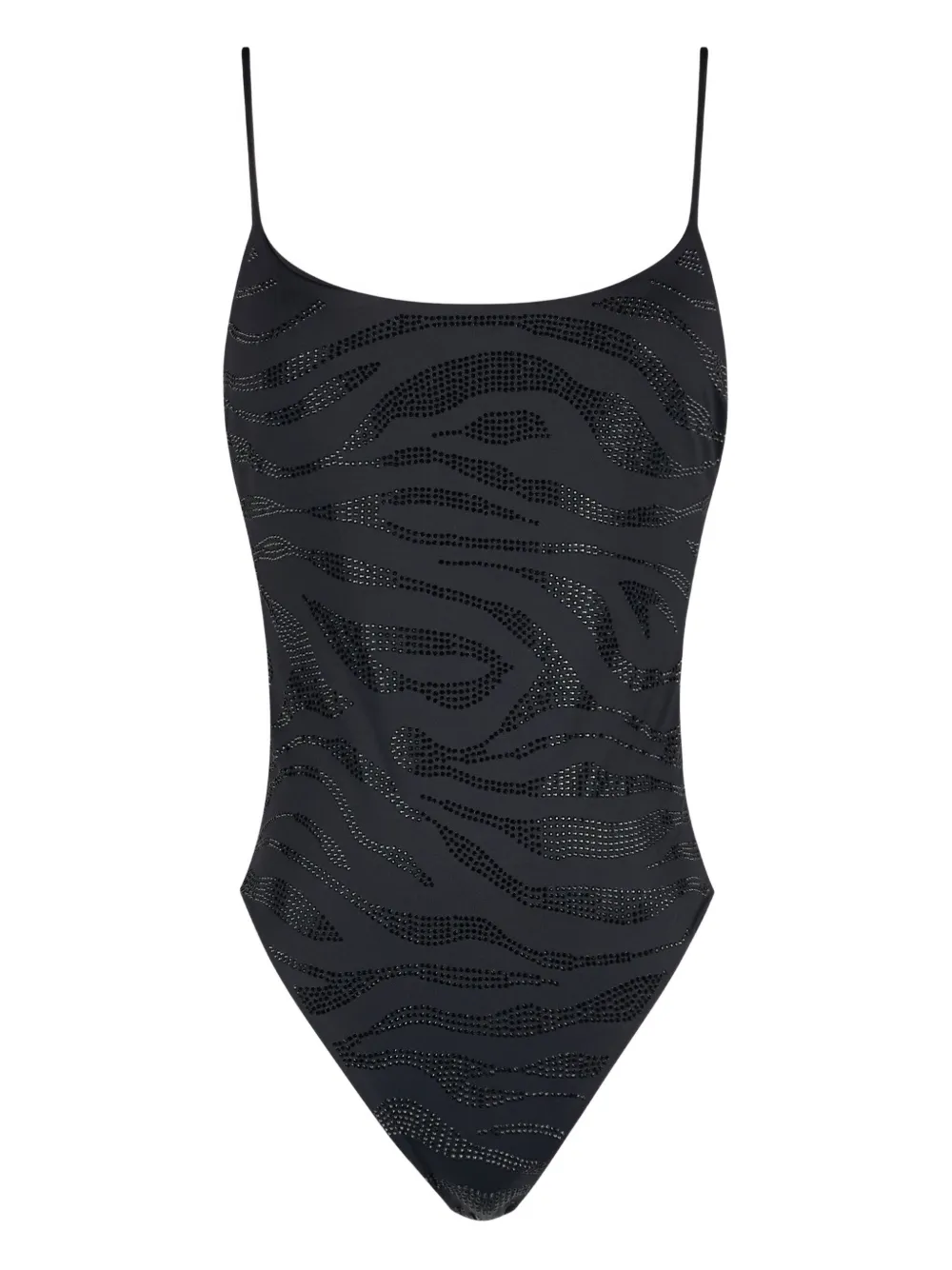 Купальник Cecille с отделкой под зебру и стразами Mc2 Saint Barth, черный
Купальник Cecille с отделкой под зебру и стразами Mc2 Saint Barth, черный