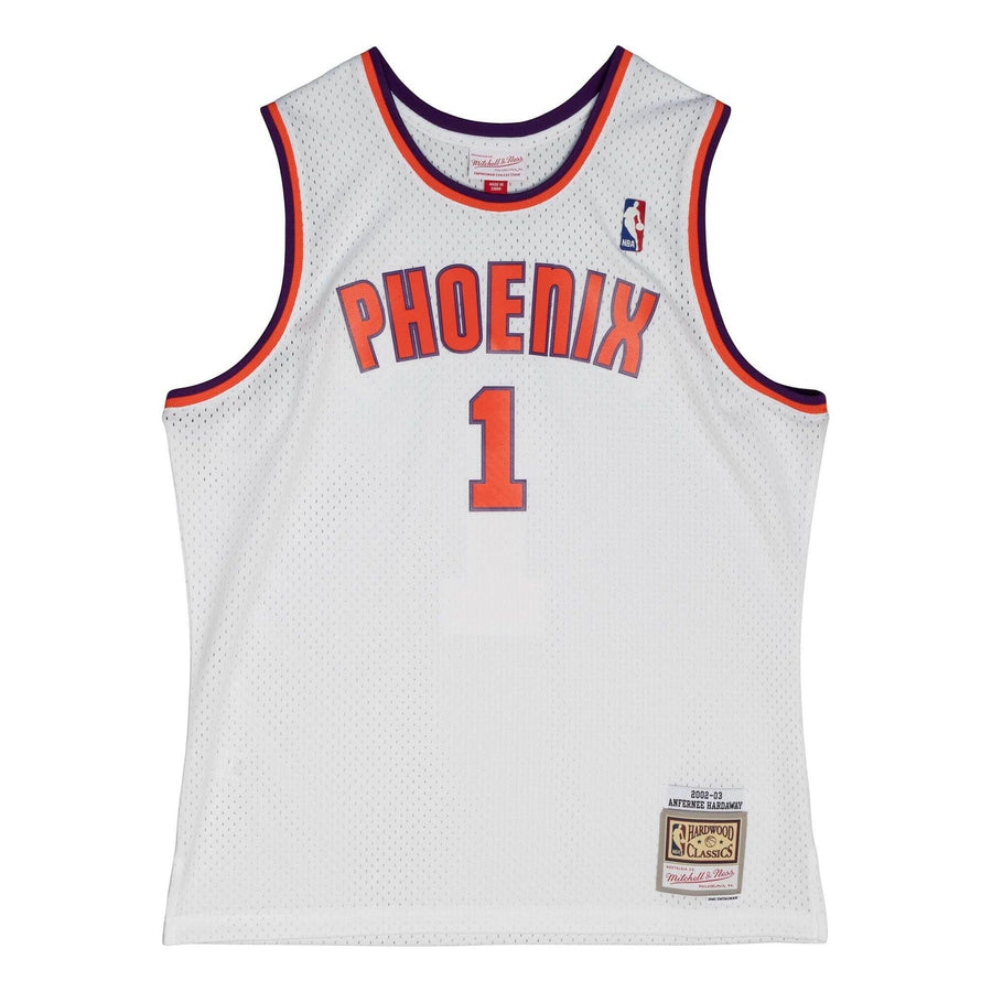 Джерси Mitchell & Ness x NBA Swingman Phoenix Suns 2002-03 Swingman Jersey 'Anfernee Hardaway 1', белый
Джерси Mitchell & Ness x NBA Swingman Phoenix Suns 2002-03 Swingman Jersey 'Anfernee Hardaway 1', белый