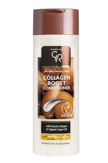 Кондиционер для волос Golden Rose Укрепляющий с коллагеном Collagen Boost - 430 мл 
Кондиционер для волос Golden Rose Укрепляющий с коллагеном Collagen Boost - 430 мл