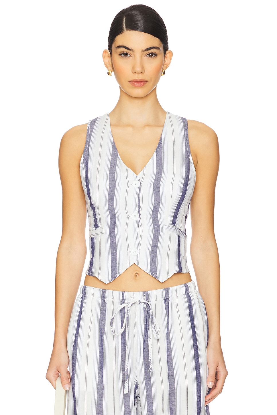 Жилет с затяжкой на спине Bella Dahl, coastal ombre stripe
Жилет с затяжкой на спине Bella Dahl, coastal ombre stripe