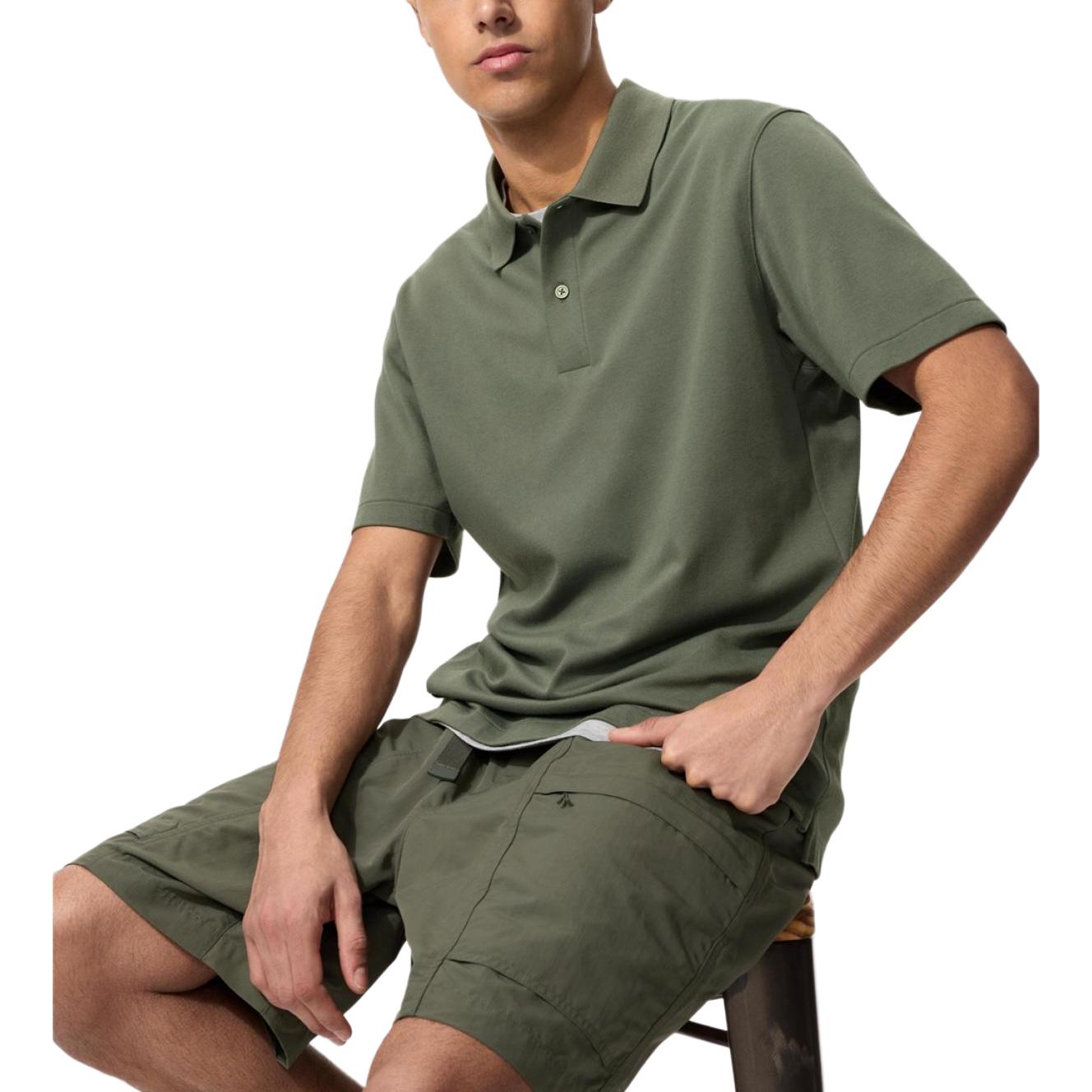 UNIQLO Футболка-поло Airism Unisex Dark Olive
UNIQLO Футболка-поло Airism Unisex Dark Olive