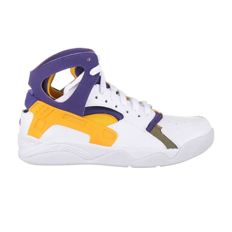 Кроссовки Nike Air Flight Huarache 'Lakers', белый 
Кроссовки Nike Air Flight Huarache 'Lakers', белый