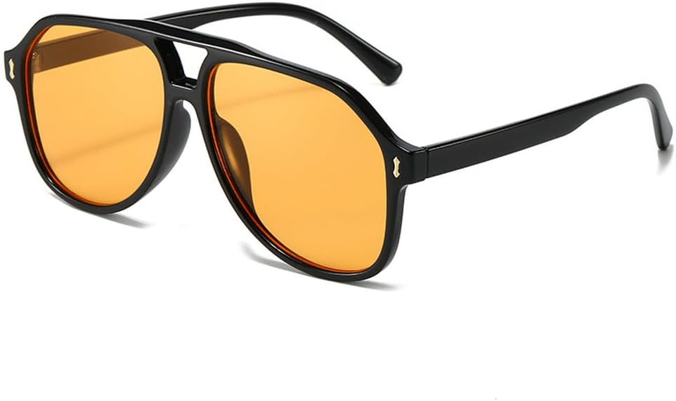 Модные солнцезащитные очки для мужчин с увеличенными двойными перемычками, винтажные, с заклепками, женские, красные, синие, в стиле панк, солнцезащитные очки UV400 TKKTLLT, Black Orange
Модные солнцезащитные очки для мужчин с увеличенными двойными перемычками, винтажные, с заклепками, женские, красные, синие, в стиле панк, солнцезащитные очки UV400 TKKTLLT, Black Orange