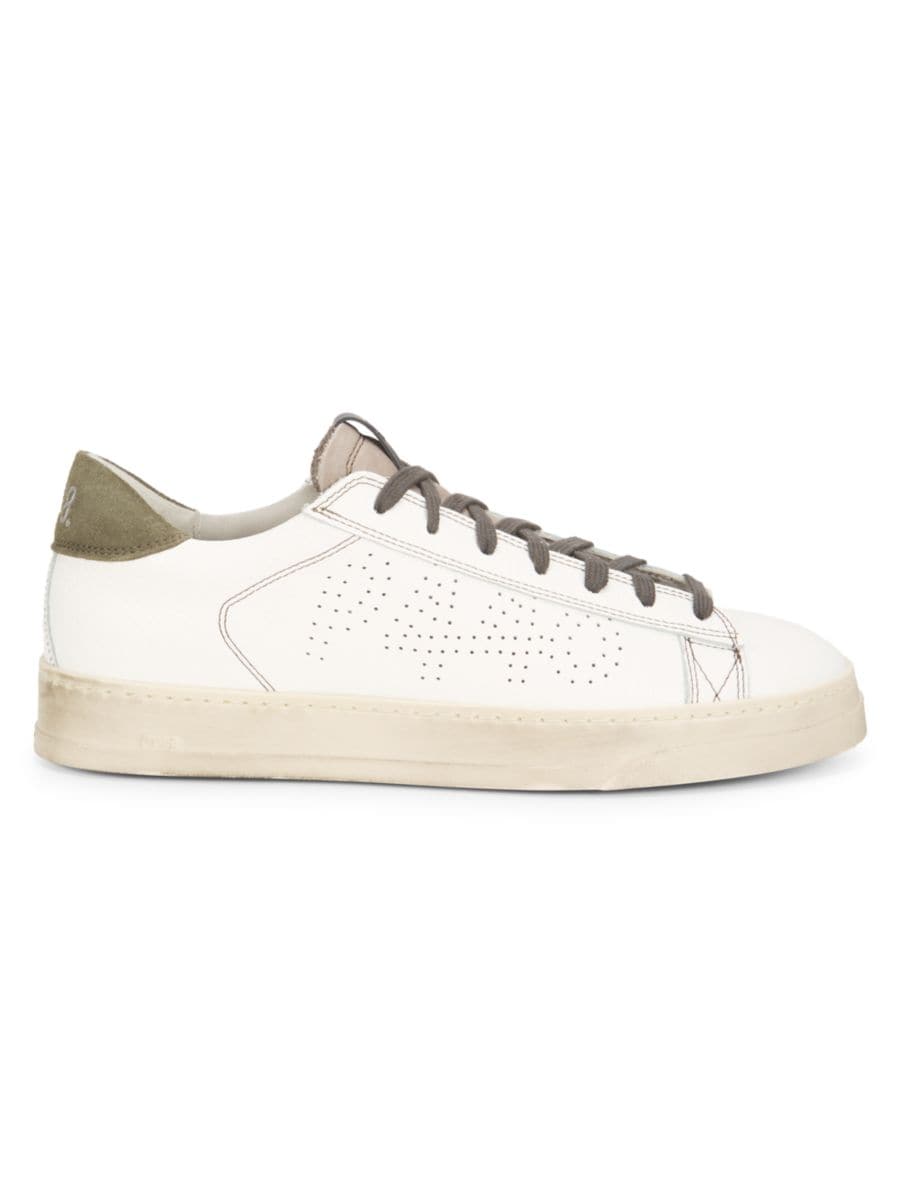 Кожаные низкие кроссовки P448, цвет Herb
Кожаные низкие кроссовки P448, цвет Herb