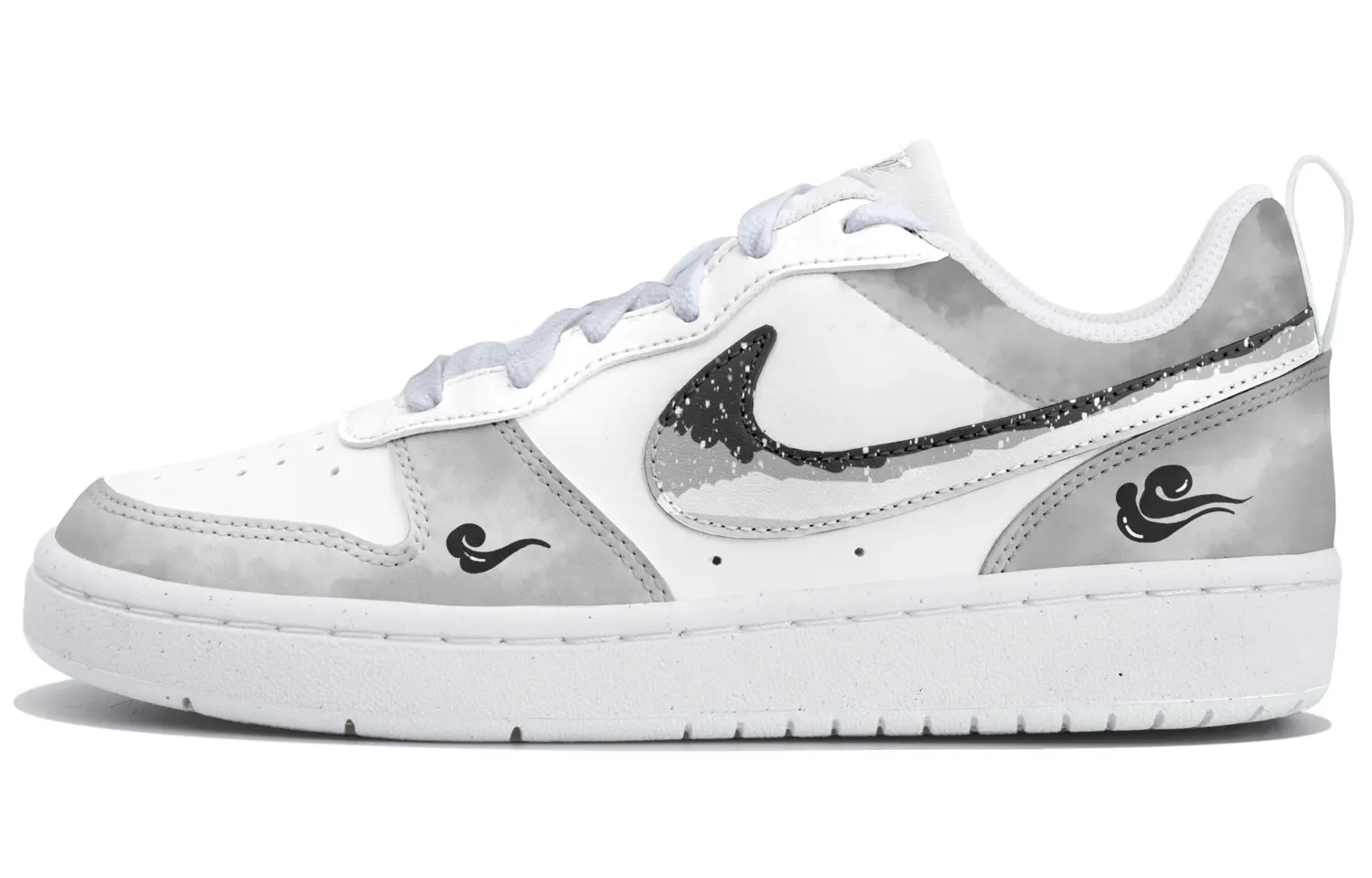 Nike Court Borough низкие скейтборд кроссовки black white gray детские
Nike Court Borough низкие скейтборд кроссовки black white gray детские