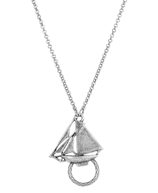 Оловянный держатель для очков в виде парусника 2028, gray
Оловянный держатель для очков в виде парусника 2028, gray