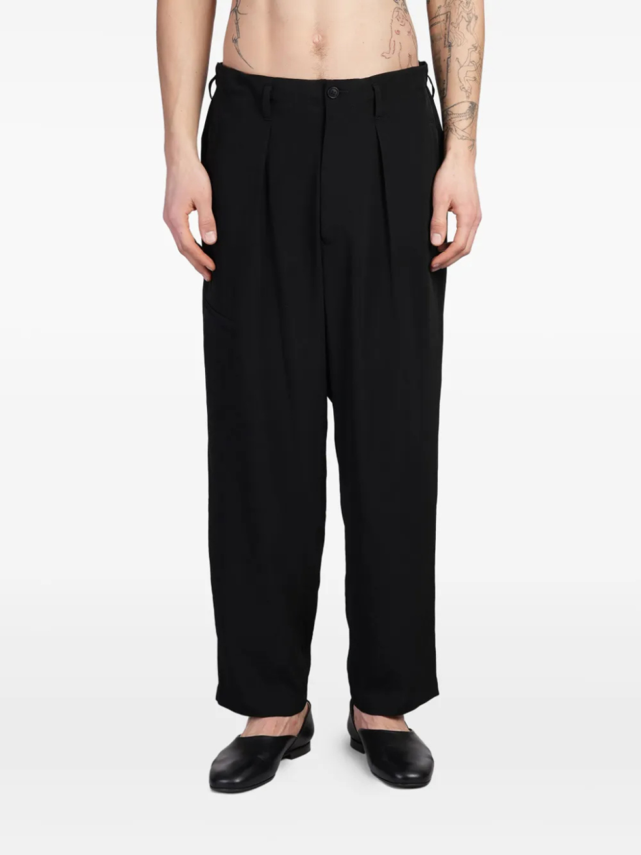 Брюки со складками Y's, черный
Брюки со складками Y's, черный