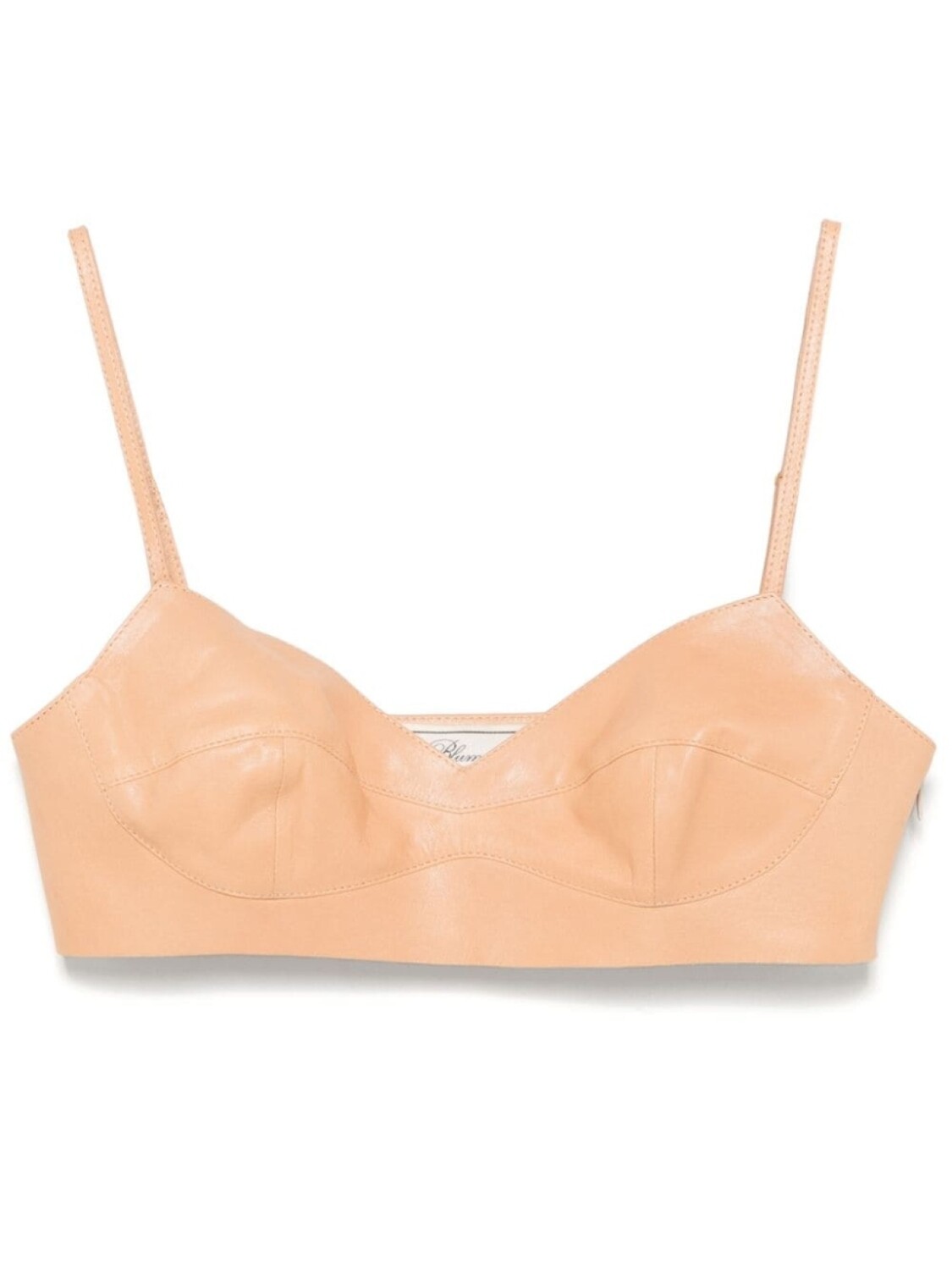 Blumarine кожаный бюстгальтер-бралетт, коричневый
Blumarine кожаный бюстгальтер-бралетт, коричневый