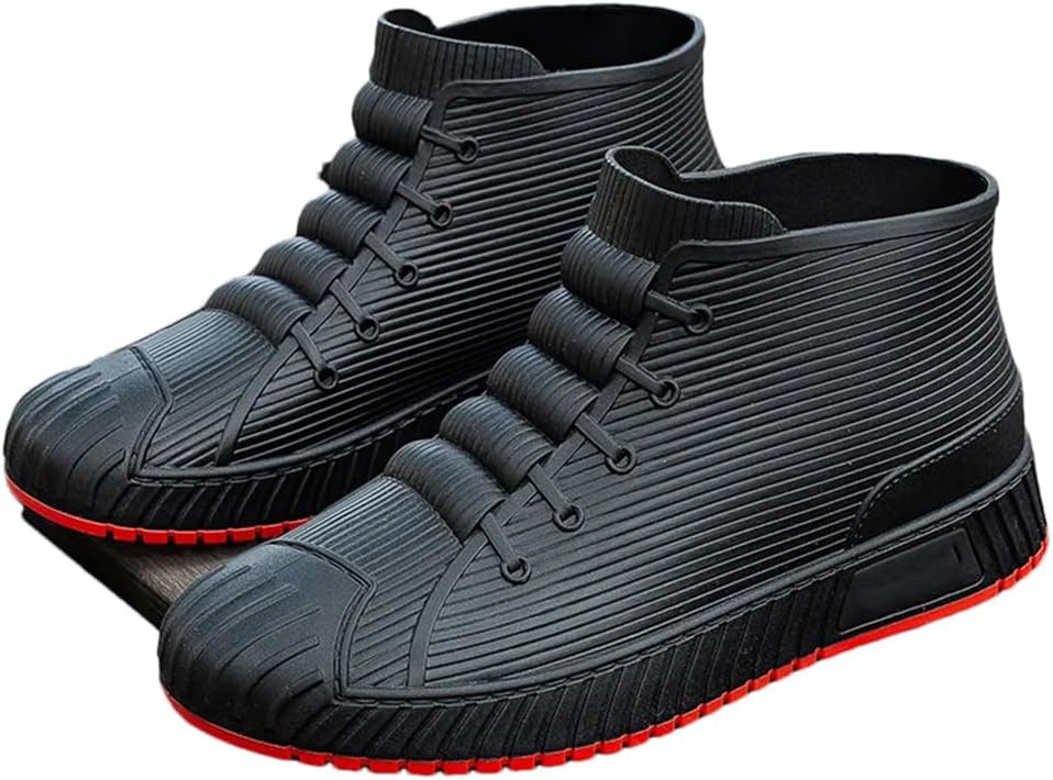 Wjnvfioo Модные мужские и женские резиновые сапоги, сапоги до середины голени, водонепроницаемые ботинки, удобные, противоскользящие рыболовные обувь, черный/красный
Wjnvfioo Модные мужские и женские резиновые сапоги, сапоги до середины голени, водонепроницаемые ботинки, удобные, противоскользящие рыболовные обувь, черный/красный