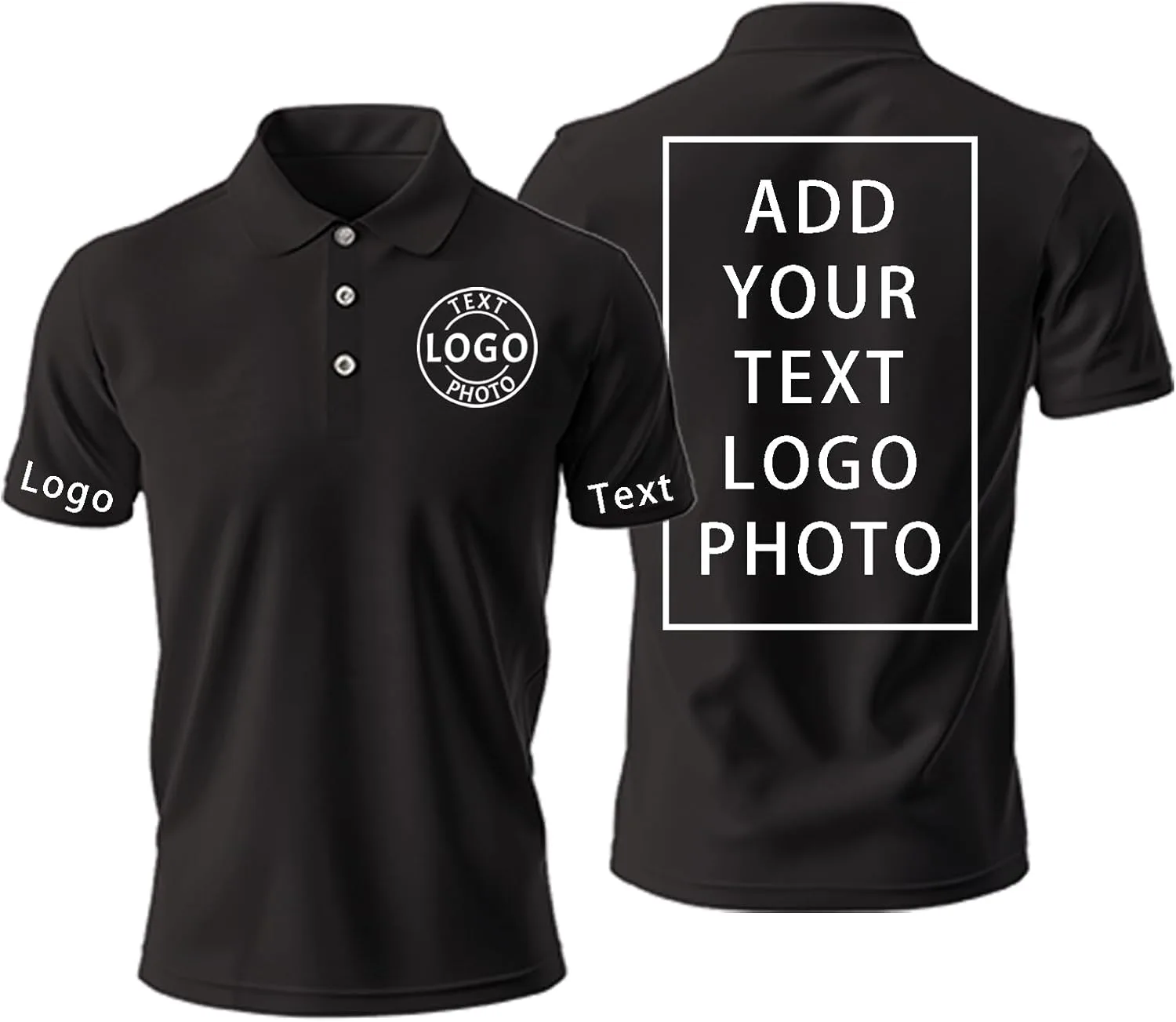 Пользовательский поло для гольфа с логотипом и текстом
Пользовательский поло для гольфа с логотипом и текстом
