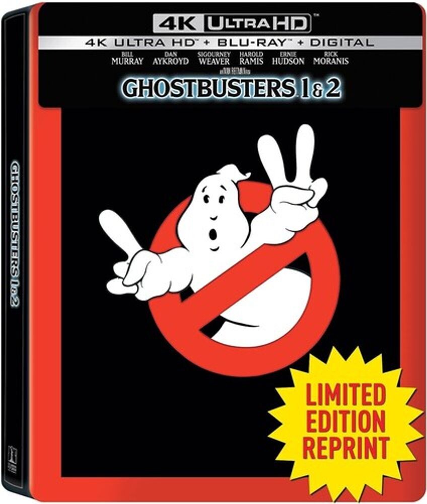 Диск 4K UHD Ghostbusters / Ghostbusters II (Steelbook)
Диск 4K UHD Ghostbusters / Ghostbusters II (Steelbook)