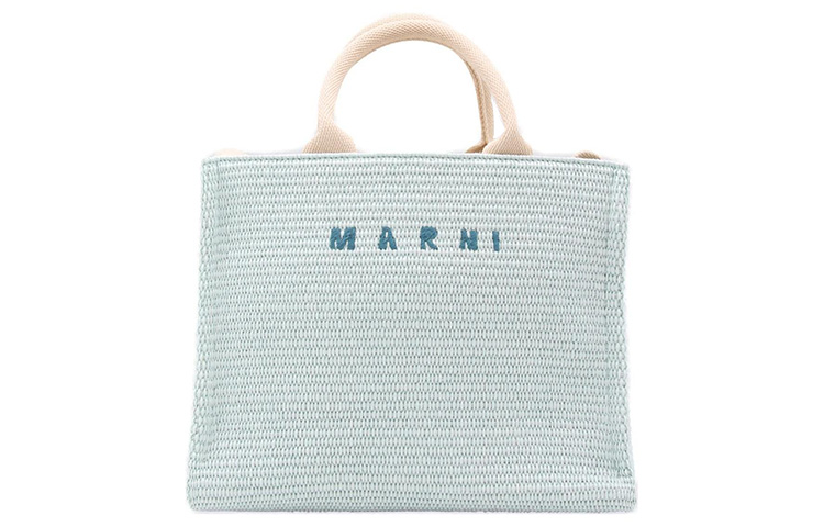 MARNI Хлопковая с полиамидом нейлоновая сумка тоут, шоппер, сумка через плечо, маленькая женская сумка светло-голубой
MARNI Хлопковая с полиамидом нейлоновая сумка тоут, шоппер, сумка через плечо, маленькая женская сумка светло-голубой