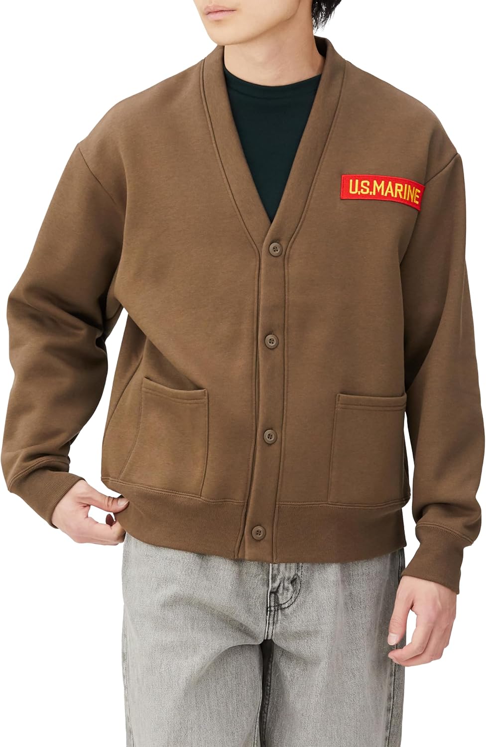 Кардиган F Style F-SD021213, толстовка с нашивкой в виде герба армии США, темно-коричневый, размер M F-Style
Кардиган F Style F-SD021213, толстовка с нашивкой в виде герба армии США, темно-коричневый, размер M F-Style