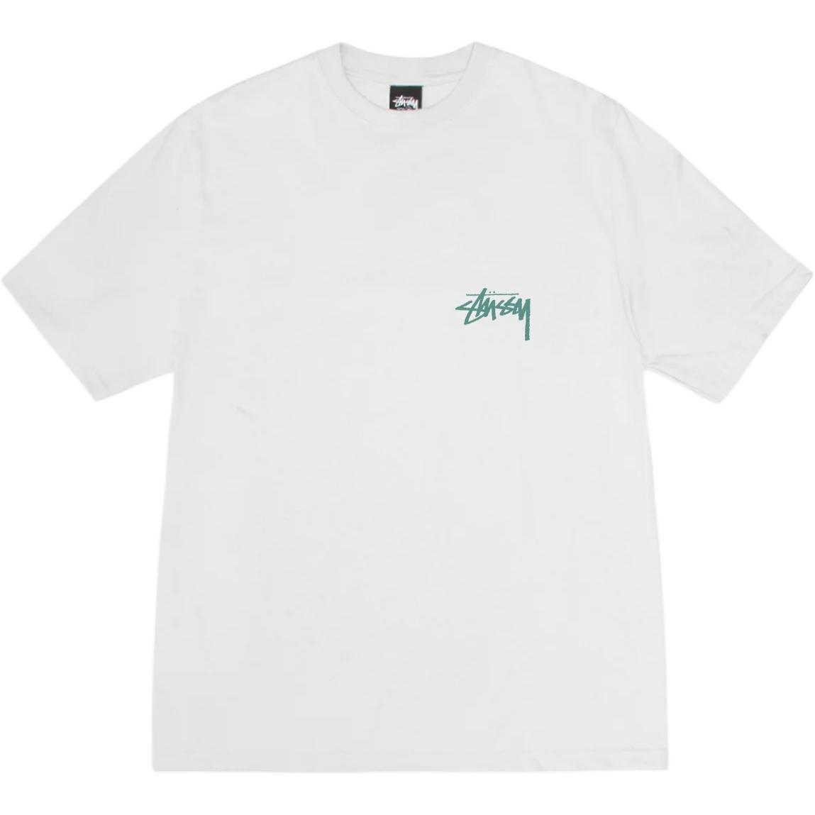 Футболка Stussy Shells с пигментной окраской, цвет хаки 
Футболка Stussy Shells с пигментной окраской, цвет хаки