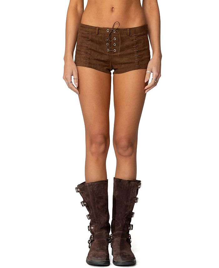Слоун Микро-шорты Edikted, коричневый
Слоун Микро-шорты Edikted, коричневый