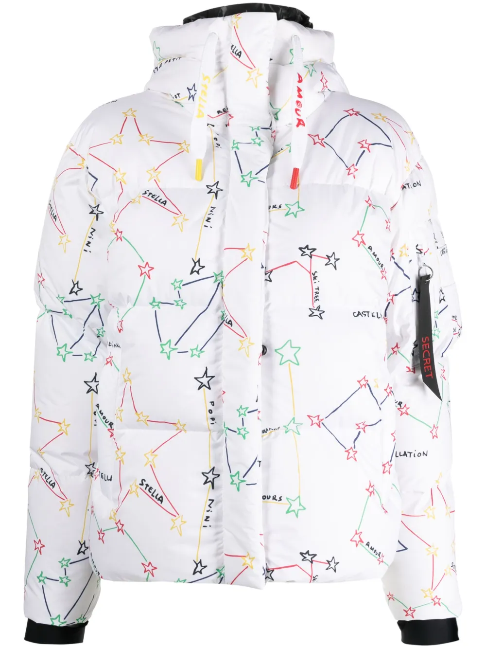 Пуховик из коллаборации с JCC Modul Rossignol, белый 
Пуховик из коллаборации с JCC Modul Rossignol, белый