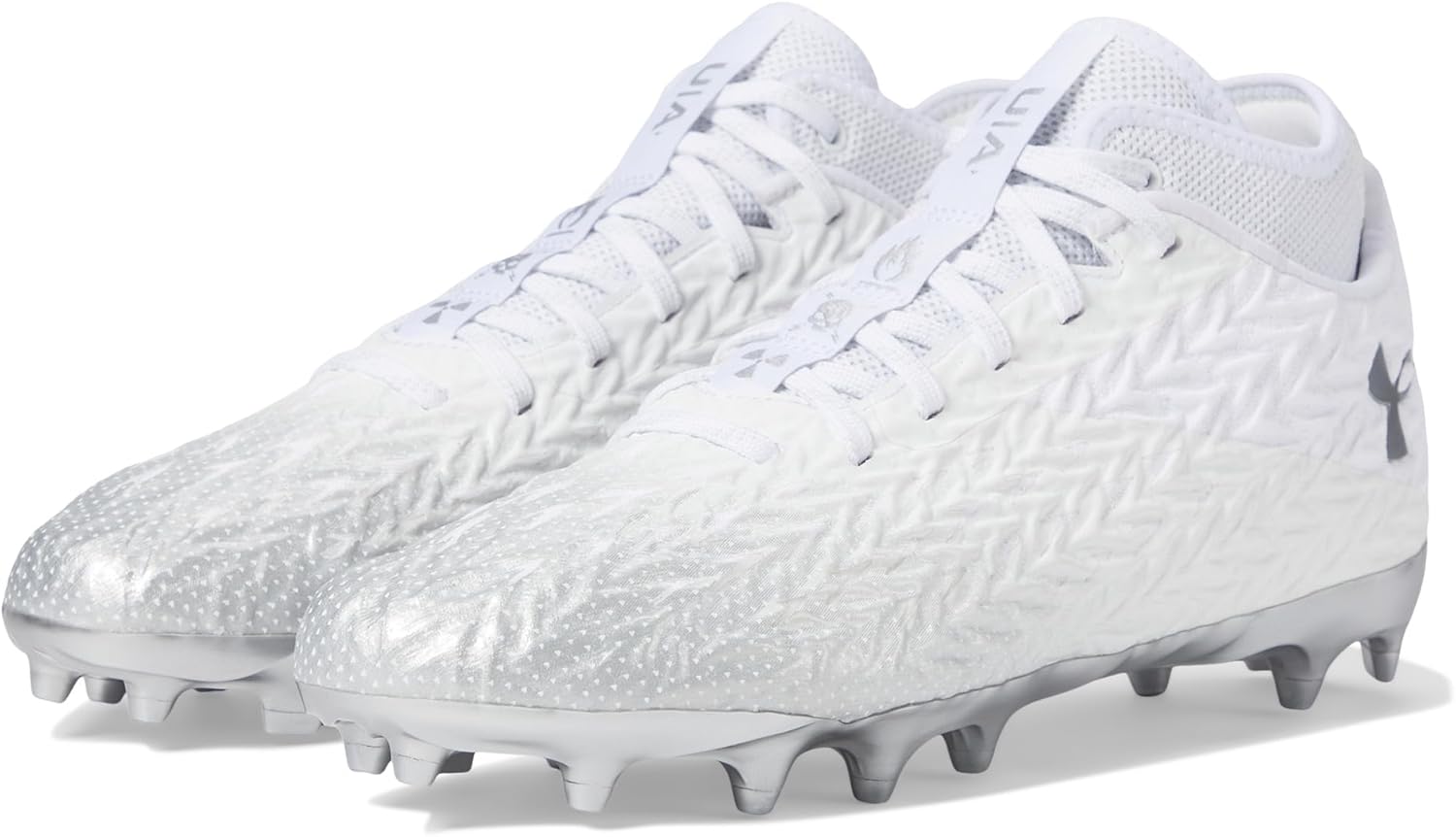 Under Armour мужские футбольные бутсы Spotlight Clone 4.0 Mc, White/Metallic Silver/Metallic Silver
Under Armour мужские футбольные бутсы Spotlight Clone 4.0 Mc, White/Metallic Silver/Metallic Silver