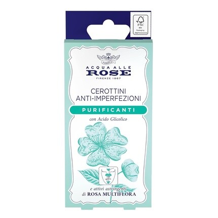 Acqua alle Rose Blemish Patch Очищающий патч с вяжущим экстрактом многоцветковой розы и гликолевой кислотой от черных точек Матирующий и очищающий Т-зона носа 
Acqua alle Rose Blemish Patch Очищающий патч с вяжущим экстрактом многоцветковой розы и гликолевой кислотой от черных точек Матирующий и очищающий Т-зона носа