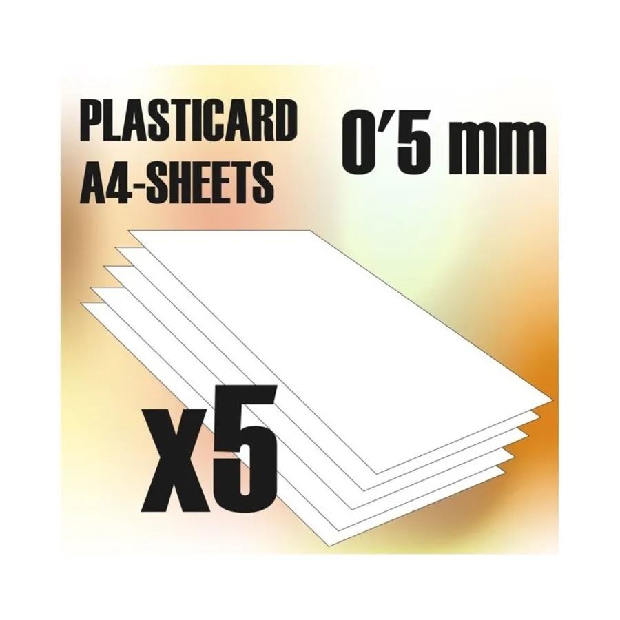 Обычные листы А4 из АБС-пластика - 0,5 мм, Sculpting & Terrain Supplies - Textured/Plastic Sheets
Обычные листы А4 из АБС-пластика - 0,5 мм, Sculpting & Terrain Supplies - Textured/Plastic Sheets