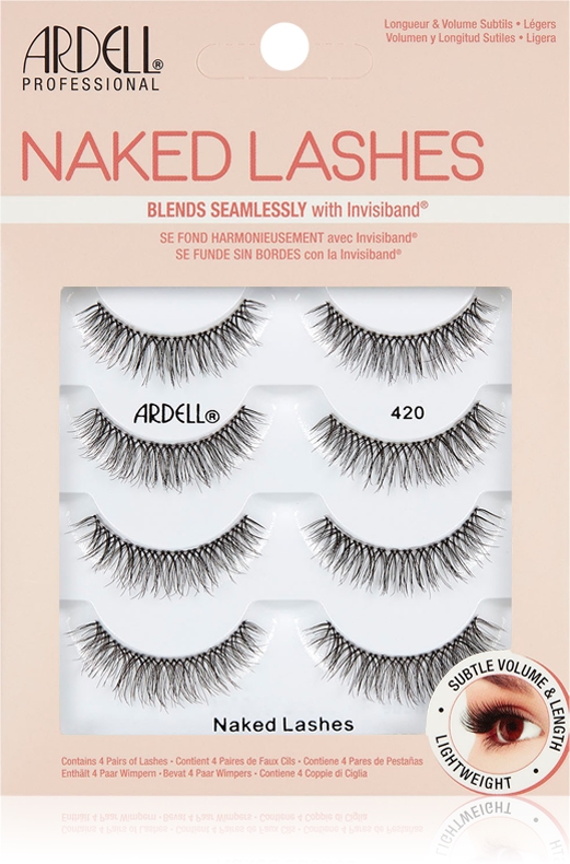 Naked lashes мультипак накладные ресницы большая упаковка Ardell, tipas 420
Naked lashes мультипак накладные ресницы большая упаковка Ardell, tipas 420