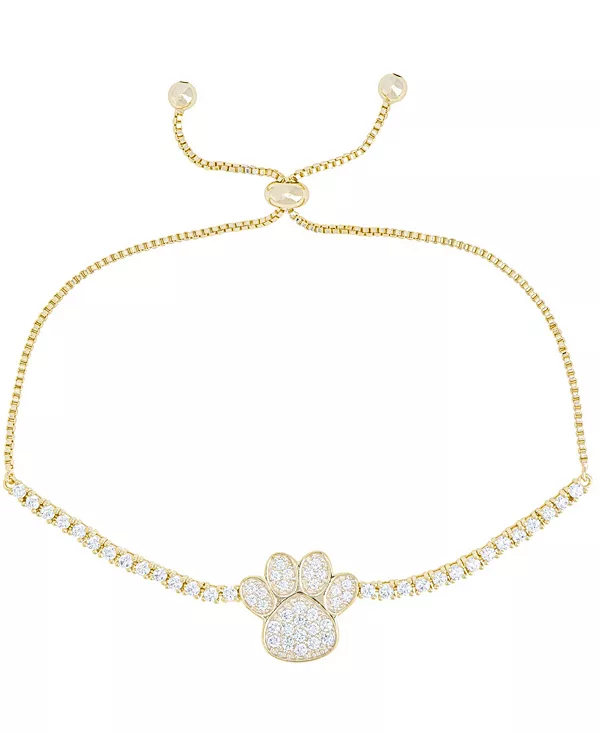 Регулируемый браслет-боло с кубическим цирконием в форме лапы из тонкого золота Macy'S, gold
Регулируемый браслет-боло с кубическим цирконием в форме лапы из тонкого золота Macy'S, gold
