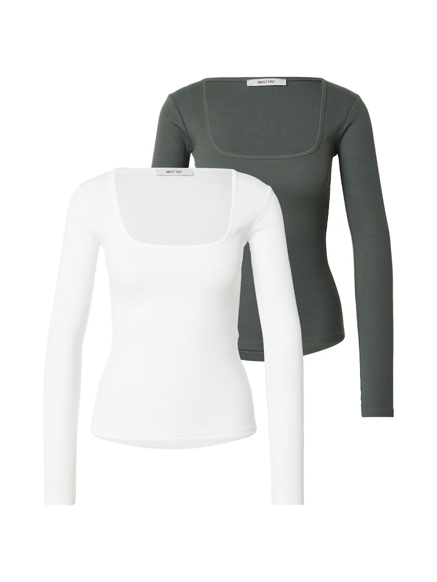 Рубашка ABOUT YOU Sita, темно-зеленый/белый
Рубашка ABOUT YOU Sita, темно-зеленый/белый