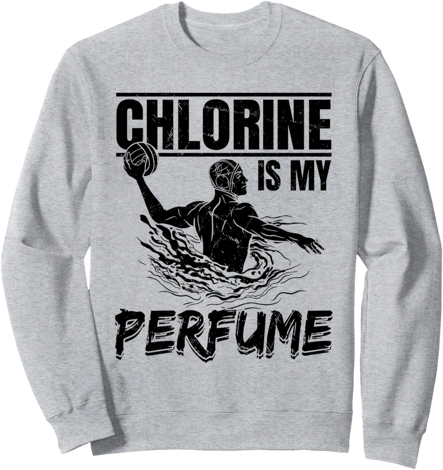 Толстовка Хлор - мой парфюм Funny Water Polo Player, серый
Толстовка Хлор - мой парфюм Funny Water Polo Player, серый