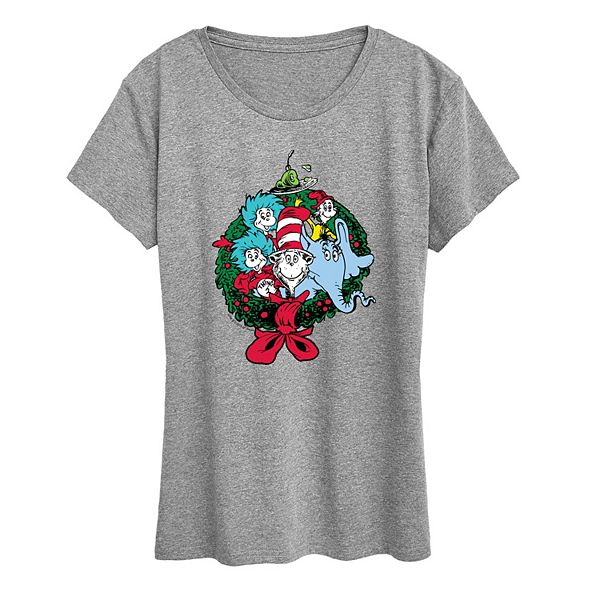 Футболка с новогодним венком Dr. Seuss, Heather Gray
Футболка с новогодним венком Dr. Seuss, Heather Gray