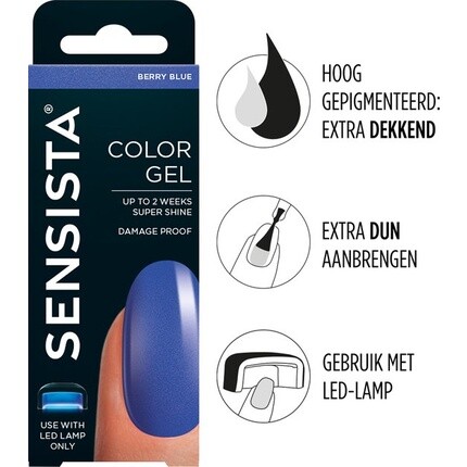Sensista Color Gel Berry Blue - Синий
Sensista Color Gel Berry Blue - Синий
