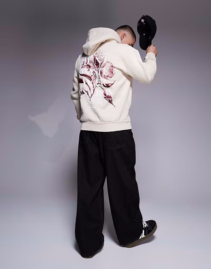 Толстовка с капюшоном Sixth June с принтом на спине в виде ботанического мотива бежевого цвета
Толстовка с капюшоном Sixth June с принтом на спине в виде ботанического мотива бежевого цвета