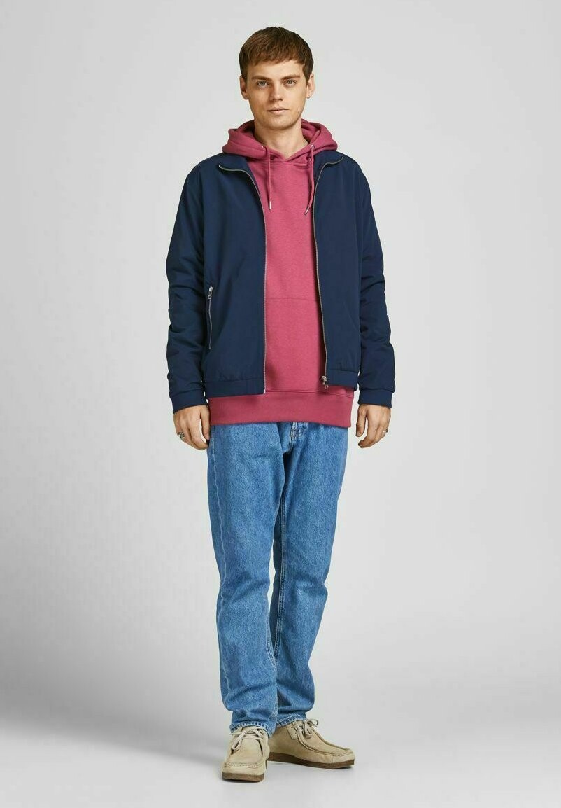 Бомбер Jjerush Harrington Jack & Jones, темно-синий 
Бомбер Jjerush Harrington Jack & Jones, темно-синий