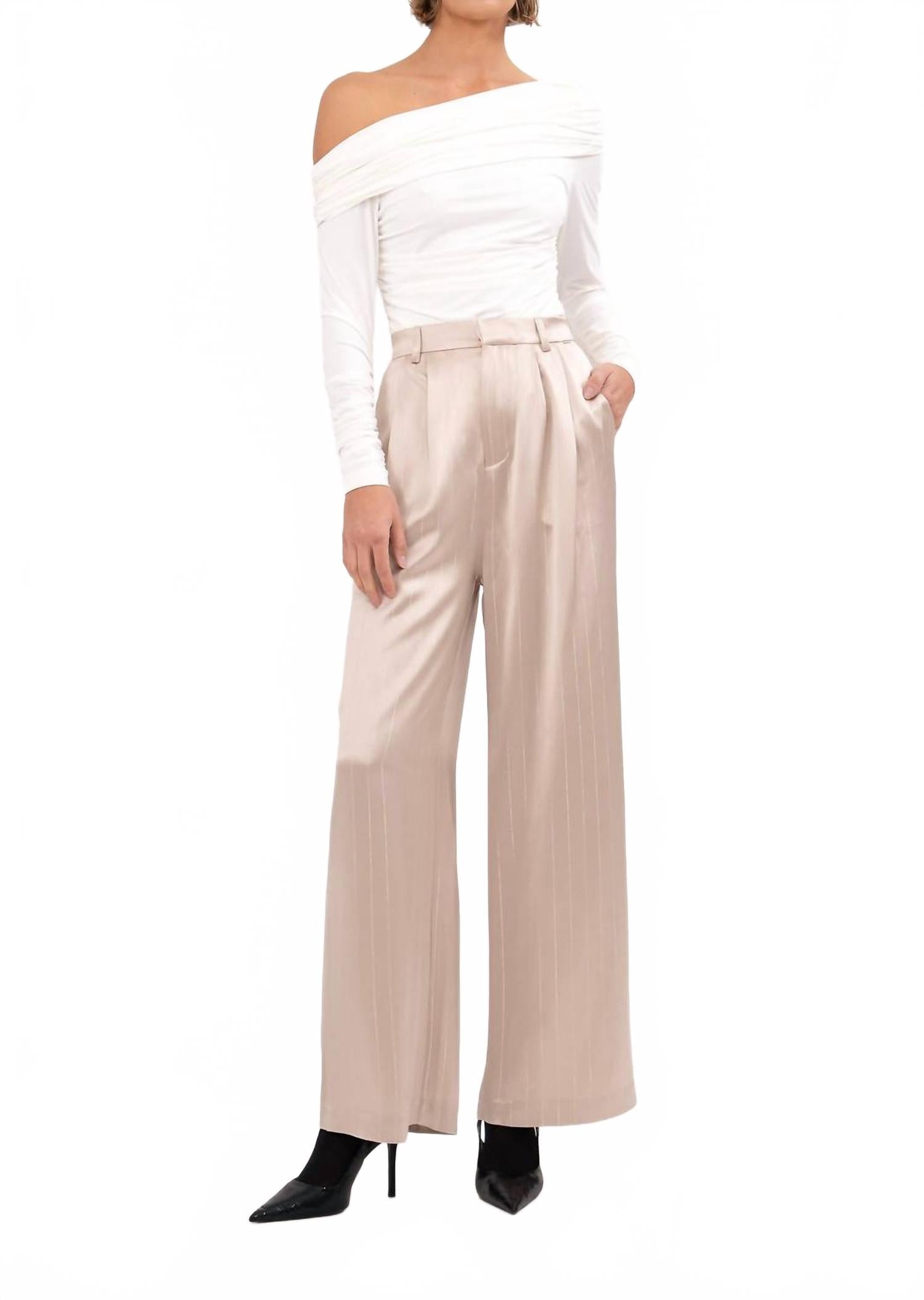 Брюки Hester в цвете шампань NONCHALANTLABEL, Champagne
Брюки Hester в цвете шампань NONCHALANTLABEL, Champagne