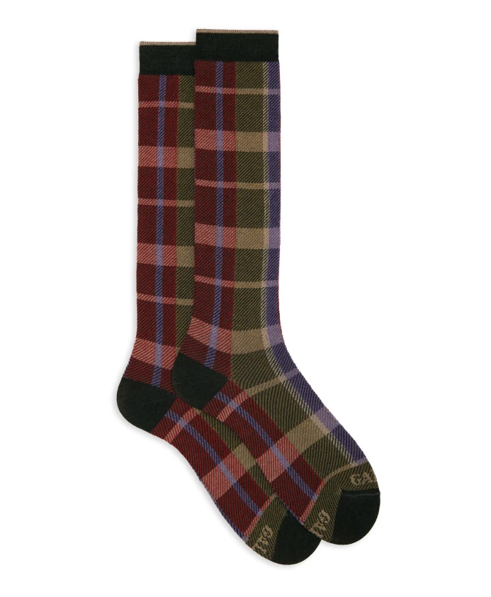 Длинные хлопчатобумажные носки с клетчатым узором Gallo, мультиколор
Длинные хлопчатобумажные носки с клетчатым узором Gallo, мультиколор